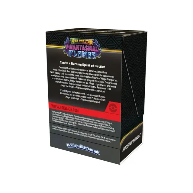 Pokemon TCG ME2 Phantasmal Flames Booster Bundle English